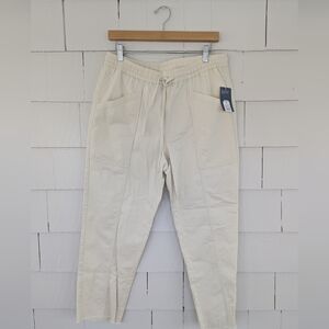 NWT Universal Thread Cream Drawstring Pants Size Medium
